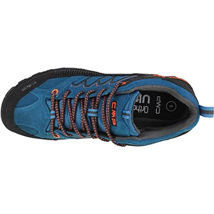 CMP Moon Low WP, robuster Wanderschuh mit wasserdichtem Design und Vibram-Sohle, Größe 44, deep lake-antracite – Bild 4