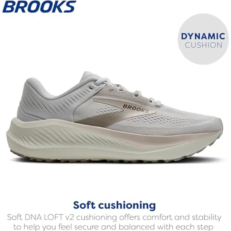 Brooks Anthem 8, Laufschuh für Damen mit weicher Dämpfung, atmungsaktivem Obermaterial und strapazierfähiger Außensohle, Schwarz/Mitternachtsgold, Größe 7,5 – Bild 2