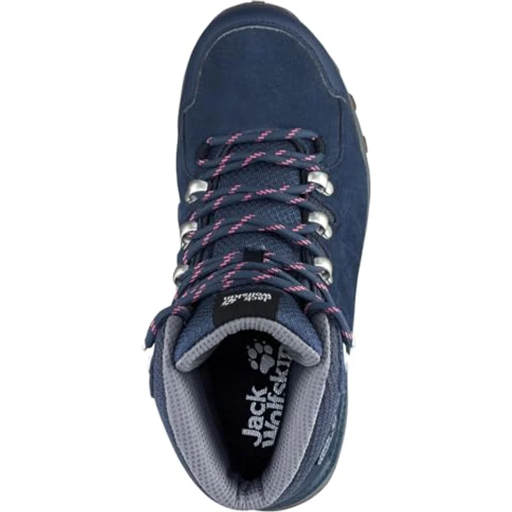 Jack Wolfskin REFUGIO TEXAPORE MID W, Damen Hikingschuh aus Veloursleder mit robustem Schutz und Stabilität – Bild 3