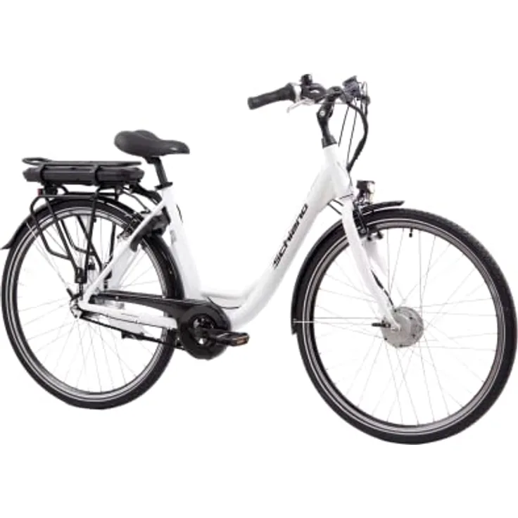 F.lli Schiano E-Moon 28 Zoll E-bike Pedelec, Elektrofahrrad für Herren / Damen bis 25 km/h, mit guter Reichweite und Nexus 7 in blau