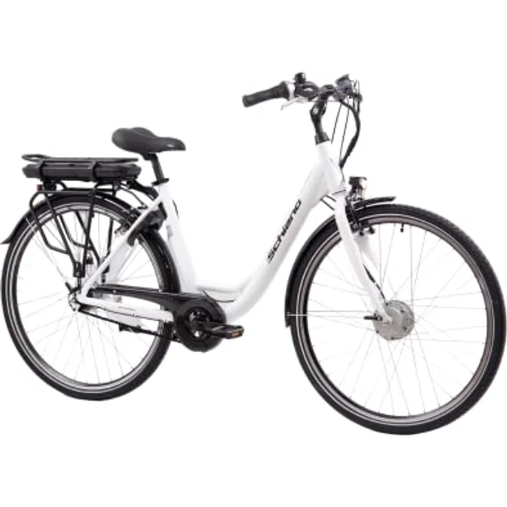 F.lli Schiano E-Moon 28 Zoll E-bike Pedelec, Elektrofahrrad für Herren / Damen bis 25 km/h, mit guter Reichweite und Nexus 7 in blau – Bild 1
