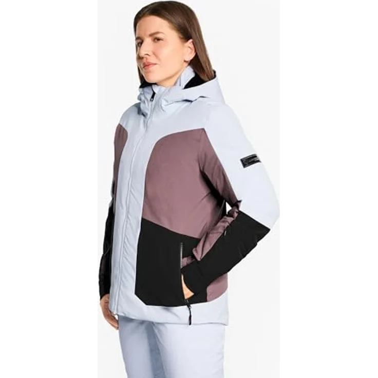 Ziener Tarla Z Jacket Lady, Damen Skijacke, wasserdicht & atmungsaktiv, PFAS-frei, blau, Größe 38 – Bild 4