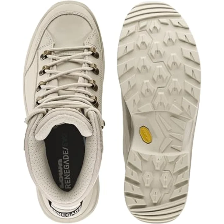 LOWA Renegade EVO GTX MID Damen, Beige, Wanderschuhe mit GORE-TEX® Futter und VIBRAM Laufsohle, Größe 42 1/2 EU – Bild 6