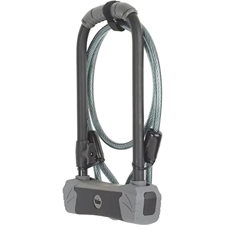 Yale Veloschloss, 120 cm Bügelschloss mit Sicherheitskabel und maximaler Schutzklasse – Bild 2