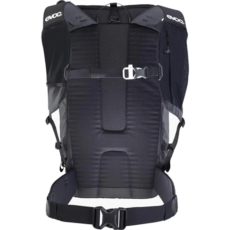 EVOC SUMMIT 30, Wanderrucksack mit ergonomischem Tragesystem, Lawinenfach und Trinkblasenfach, 30 l Volumen, Schwarz – Bild 2