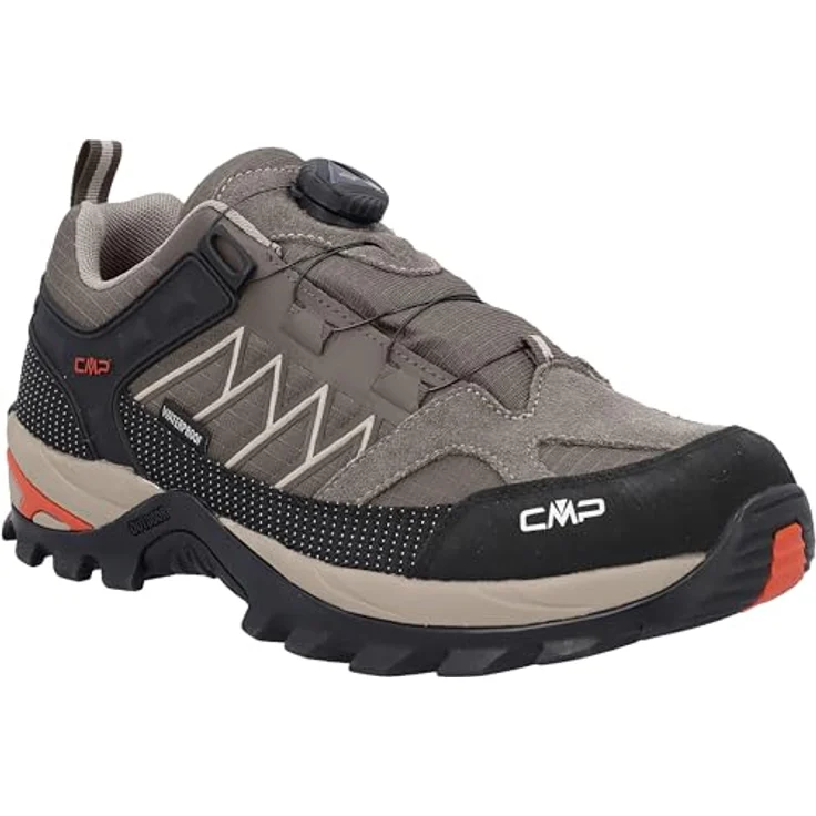 CMP Rigel Low Fitgo Wanderschuhe, wasserdicht mit rutschfester Sohle, Deserto-Corda, Größe 43 – Bild 3