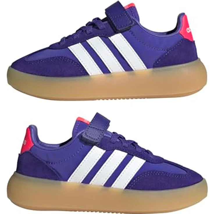 adidas KJ6822_430 Laufschuhe, Größe 31 EU, Solar Purple / Cloud White / Solar Turbo, elastische Schnürsenkel mit Klettverschluss – Bild 6