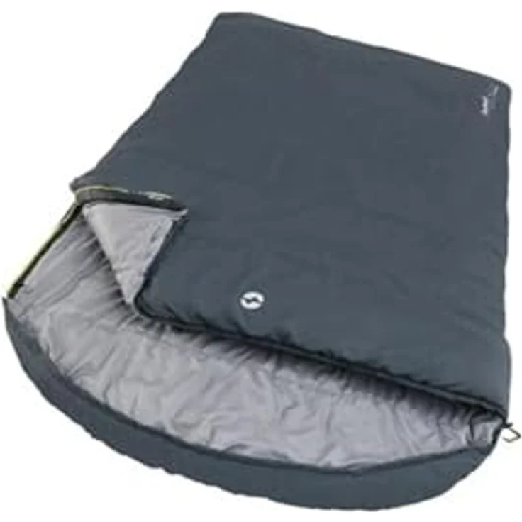 Outwell Doppelschlafsack, 225 cm, warm und großzügig für zwei Personen, ideal für kühle Nächte – Bild 2