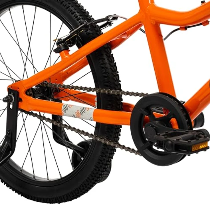 Huffy 20-Zoll Literide Single-Speed Fahrrad, Aluminiumrahmen, tangerine-orange und kieselgrau, für Kinder 5-9 Jahre – Bild 5