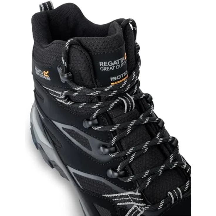 Regatta Holcombe III, Wanderstiefel für Männer, wasserdicht mit ISOTEX-Membran, schwarz, EU 44 – Bild 8