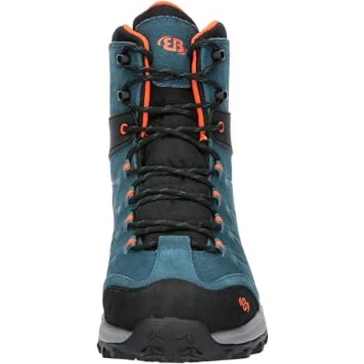 Brütting Mount Chester High, Herren Wanderschuhe aus Veloursleder mit Schnellschnürsystem, Grün, Größe 43 – Bild 3