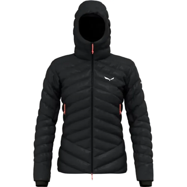 Salewa Women's Ortles Med 3 RDS Down Jacket, Wetterfeste Damen-Daunenjacke für Skitouren, Schwarz, M