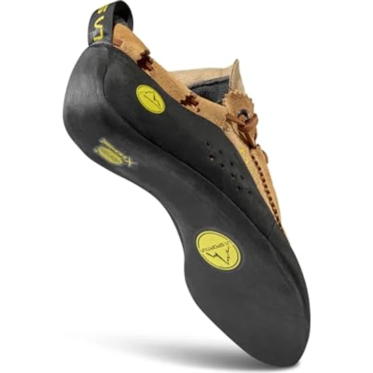 La Sportiva Mythos, Herren Kletterschuhe mit Schnürsystem, Vibram Sohle, 45, Braun – Bild 6