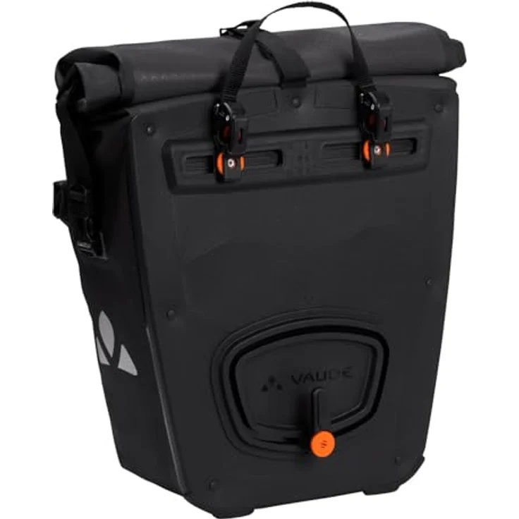 Vaude Velotasche, Gepäckträgertasche mit wasserdichtem Wickelverschluss, 25.50 l, QMR 2.0 Befestigungssystem, abnehmbarer Schultergurt – Bild 2