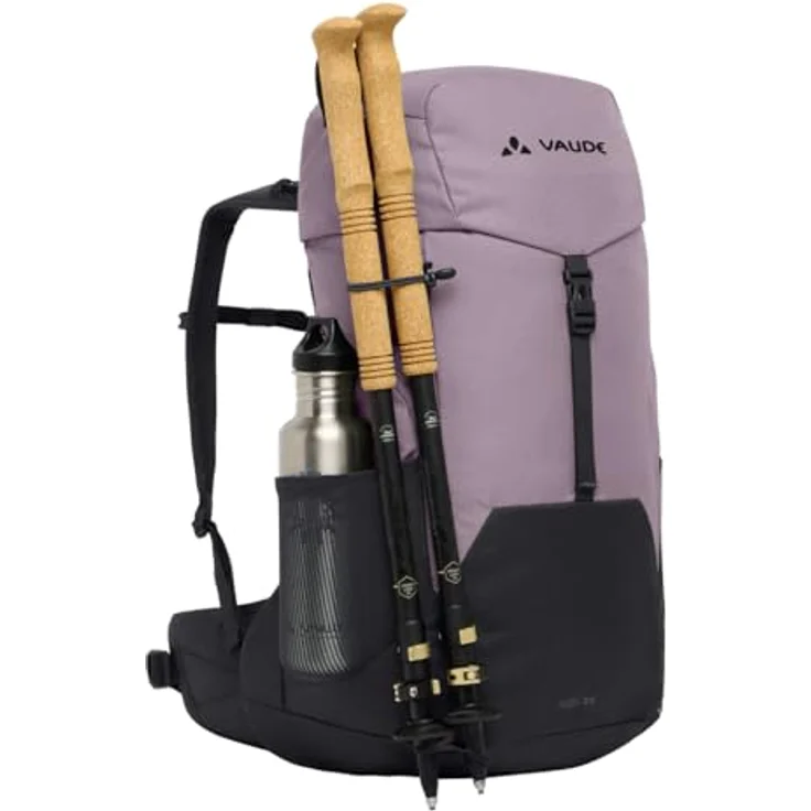 VAUDE Jura 24, Wanderrucksack mit 24L Volumen, belüftetem Netzrücken, ErgoShape-Schultergurten, Regenhülle & Trinksystem, ideal für Tagestouren – Bild 4