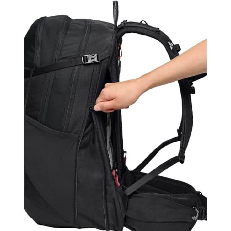 VAUDE Wizard 24+4, Multifunktionaler Wanderrucksack mit erweiterbarem Volumen und ErgoShape-Schultergurten, recyceltes Polyamid – Bild 4