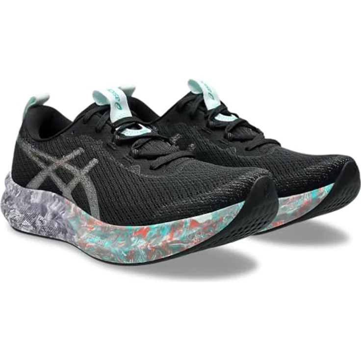 Asics Gel Noosa Tri 16, Laufschuh für Triathleten, black/soothing sea, synthetisches Material, Gummisohle – Bild 6