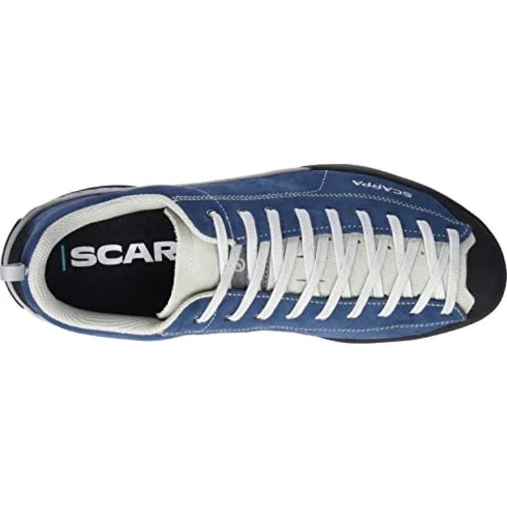 Scarpa Mojito, Wanderschuh aus Velourleder mit Vibram® Spyder Sohle, grau – Bild 5