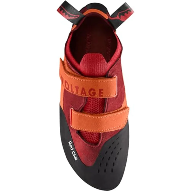 Red Chili Voltage 2, Herren Kletterschuhe mit klettverschluss und abriebfester Gummisohle, Rot, Größe 40.5 – Bild 5