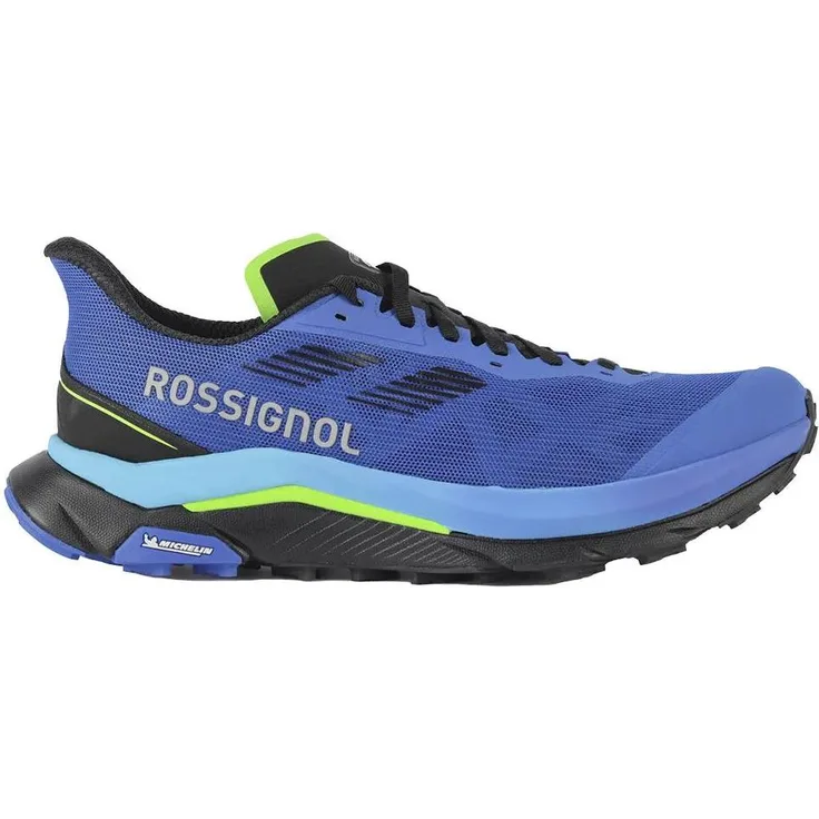 Rossignol Vezor Trailrunning-Schuhe, leichtes Obermaterial, N+FOAM-Zwischensohle, Michelin Gummiaussensohle, Blau EU 41 1/2