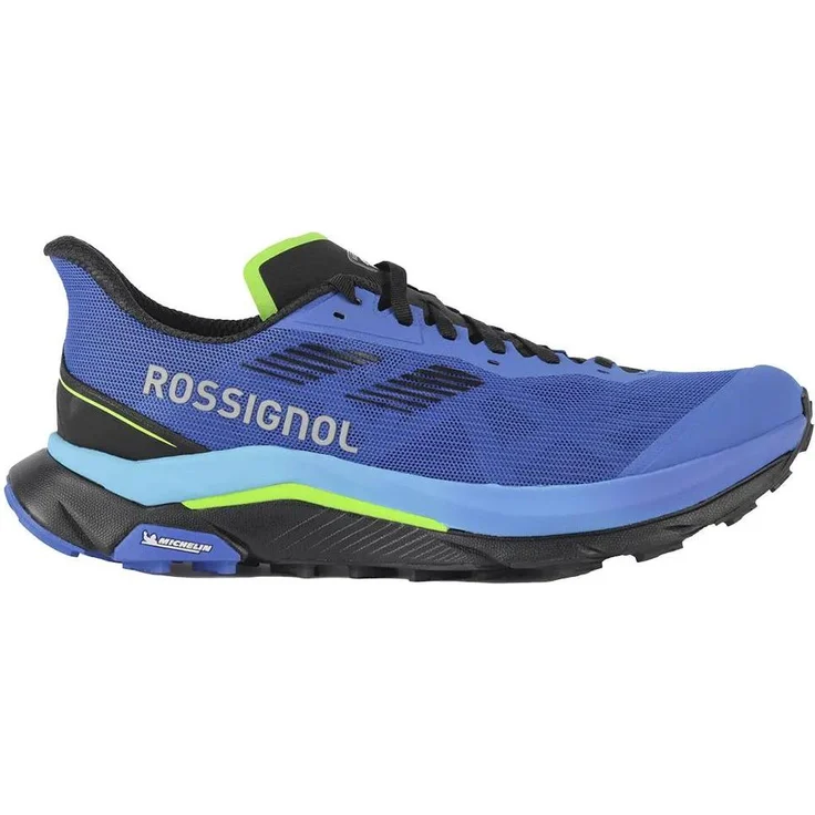 Rossignol Vezor Trailrunning-Schuhe, leichtes Obermaterial, N+FOAM-Zwischensohle, Michelin Gummiaussensohle, Blau EU 41 1/2