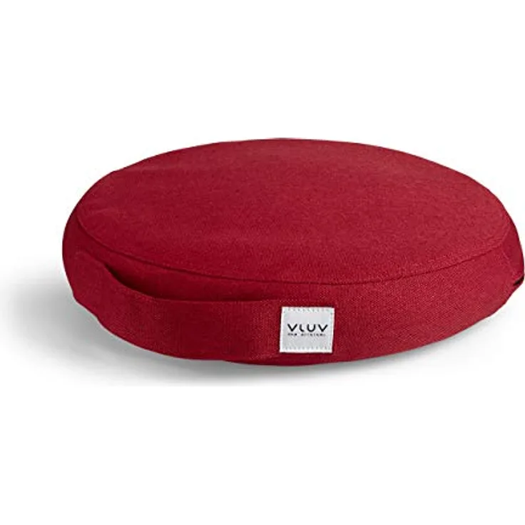 VLUV PIL&PED Balancekissen-Set 40cm; PIL: LEIV Ruby + PED Anthrazit