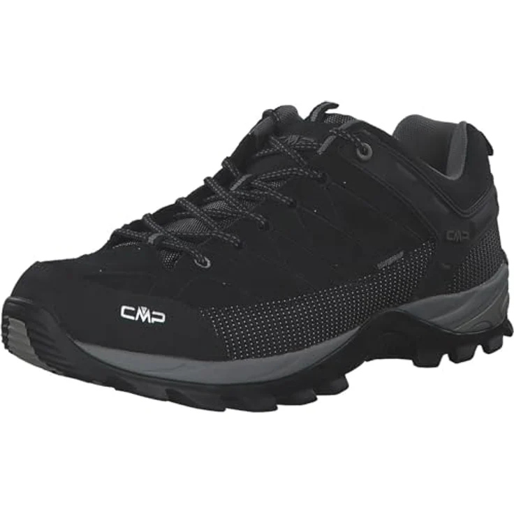 CMP Campagnolo Herren Wanderschuhe, robuste Outdoorschuhe mit Schnürverschluss, Schwarz (43) – Bild 1