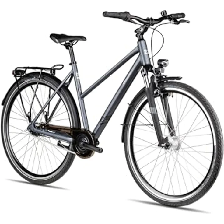 2R Manufaktur TRS NEX Cityfahrrad, 7-Gang Shimano Nexus Nabenschaltung mit Rücktritt, dunkelgrau matt/grau schwarz matt, 51 cm – Bild 2
