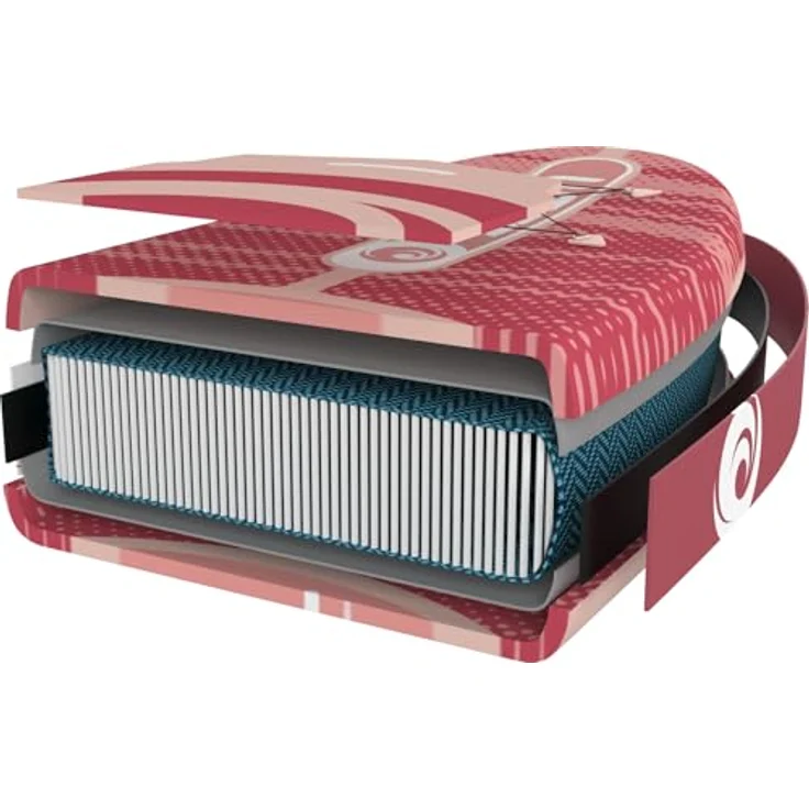 COIL Aufblasbares SUP-Board Set, Stand Up Komplettset mit wasserdichter Handytasche, stabil, leicht, inkl. Paddel und Pumpe, Pfirsich, 320x84x15cm – Bild 4