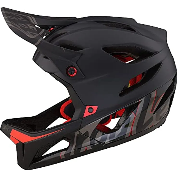 Troy Lee Designs Stage Mips Downhillhelm, Euro Bike Gold Award Winner 2018, leicht, schwarz, Größe XL-2XL