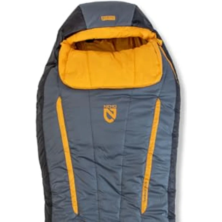 Nemo Equipment Forte Endless Promise Mens 35, Kunstfaserschlafsack 223 cm mit Primaloft RISE Füllung und Thermo Gill Ventilationssystem – Bild 5