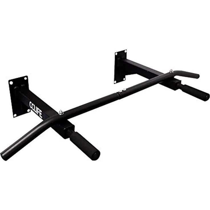 CCLIFE Klimmzugstange zur Wandmontage Klimmzugstangen Klimmzug Stangen Boxsackhalterung Wandbefestigung Pull Up Bar, Color:Klimmzugstange-01
