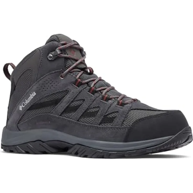 Columbia Sportswear Crestwood Mid BM0652089, wasserdichte Herren-Wanderschuhe mit Omni-TECHâ„¢ Konstruktion und TECHLITEâ„¢ Zwischensohle, grau
