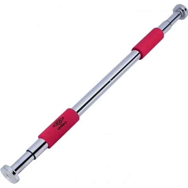 Umbro Klimmzugstange - Max.100 KG - Verstellbar 62 bis 100 CM - Wand- und Türrahmen Montage 62-85 CM - Schaumstoffgriffe