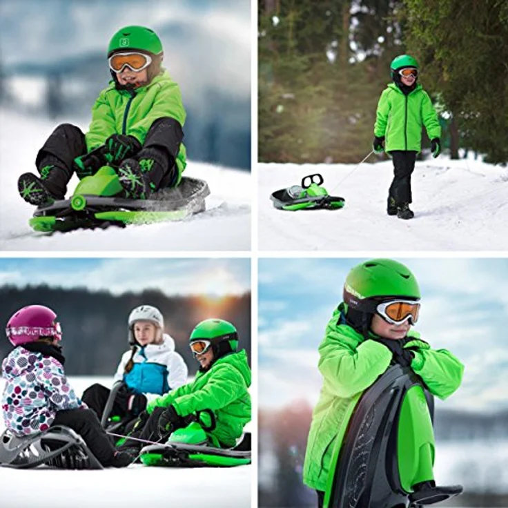 Gizmo Riders 'Stratos' Lenkbob, Lenkschlitten, Monster Pink, 99 cm, mit Lenkradsteuerung, ab 3 Jahren - Preisvergleich – Bild 7