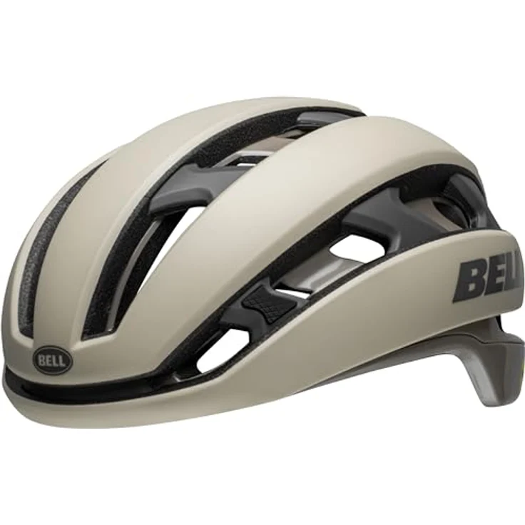 Bell XR Spherical Fahrradhelm MIPS, matte/gloss cement, Größe M, 18 Belüftungsöffnungen, Fidlock Magnetverschluss, antibakterielle Ionic+, 285g – Bild 2
