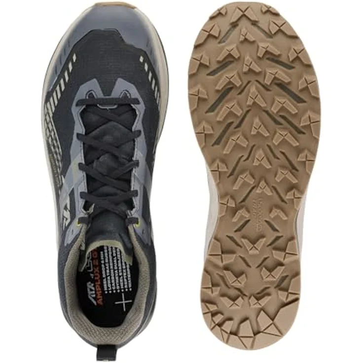 LOWA AMPLUX 2 GTX, wasserdichte Outdoor Schuhe für Herren, Schwarz-Olive, optimaler Komfort und Dämpfung – Bild 6