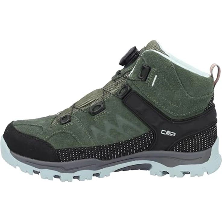 CMP KIDS KIRUNA MID FITGO TREKKING SHOES WP, wasserdichte Outdoorschuhe mit Schnellverschluss und rutschfester Gummisohle – Bild 5