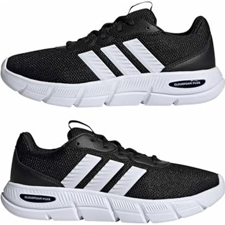 Adidas Cloudfoam Flex Laces, Laufschuhe für Damen mit optimaler Dämpfung und flexiblem Komfort, hellgrau – Bild 6