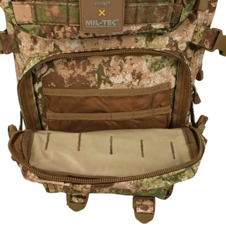 Mil-Tec US Assault Pack Tagesrucksack (36L, WASS I Z2) • Taktischer Militär Rucksack mit MOLLE-System, wasserabweisend, ergonomisches Tragesystem für Outdoor, Camping & Einsatz – Bild 4