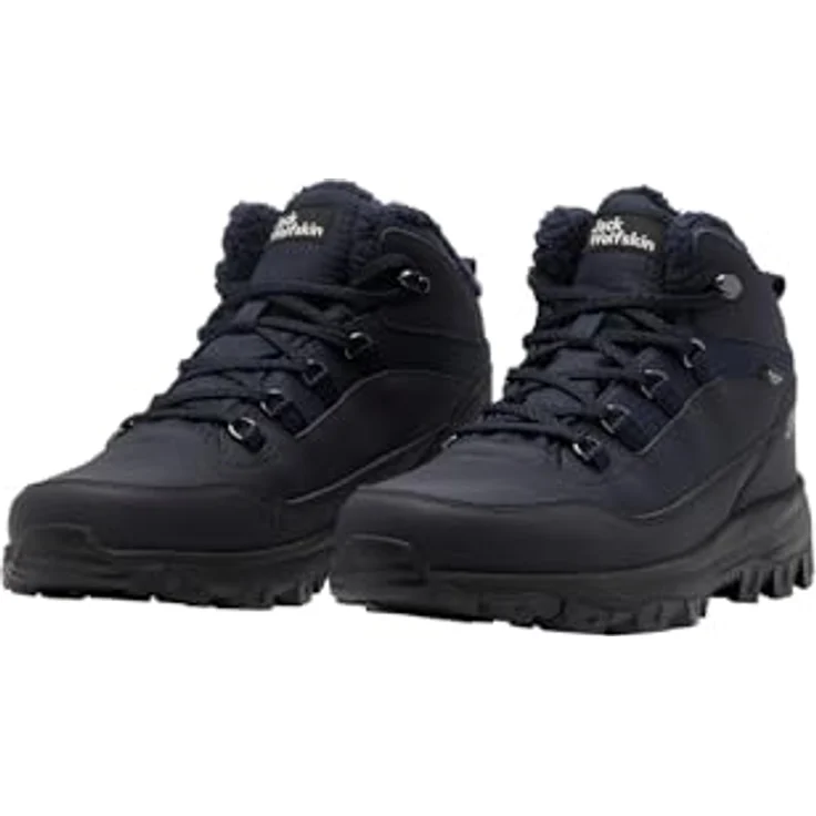 Jack Wolfskin Everquest Mid Texapore, Winterschuh (wasserdicht, atmungsaktiv, PFC-frei, bis -30°C warm, dark navy) – Bild 5