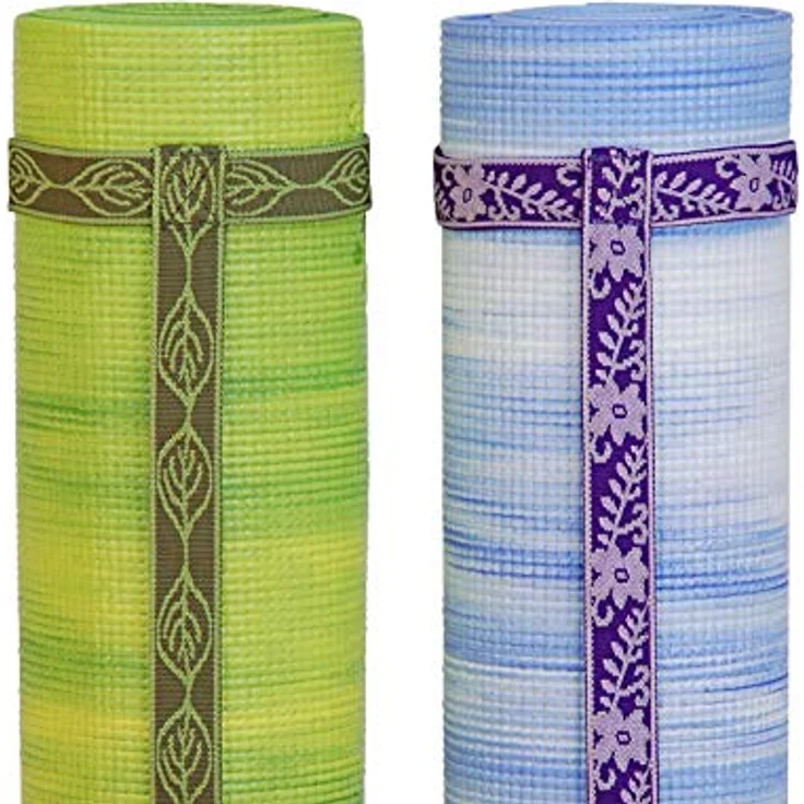 Yoga Trage-Gurt, Nylon-Tragegurt für Yogamatten, leicht & robust, flexibel anpassbar, Yogamatte Haltegurt, Yoga Strap (lila) – Bild 2