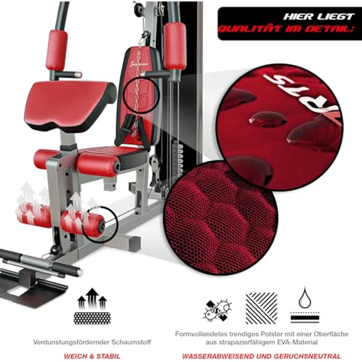 Sportstech Multifunktions-Homegym HGX100/HGX200/HGX300, Deutsche Qualitätsmarke, Fitnessstation für Zuhause – Bild 5