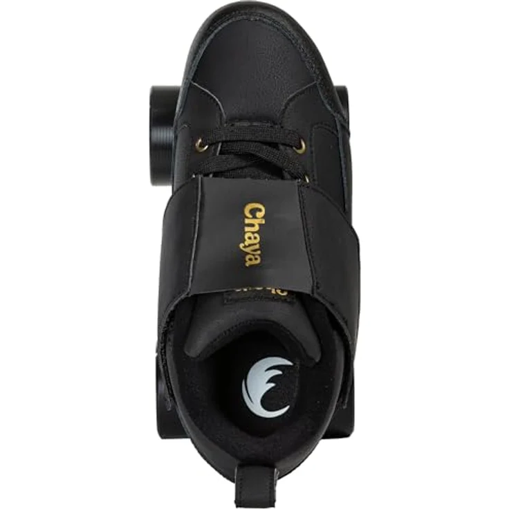 Chaya Jam Rollerskates, Rollschuhe mit Galaxy-Platte Evo, ABEC 9 Lagern, schwarz, Größe 41, individuell gestaltbar mit austauschbaren Flaps – Bild 4