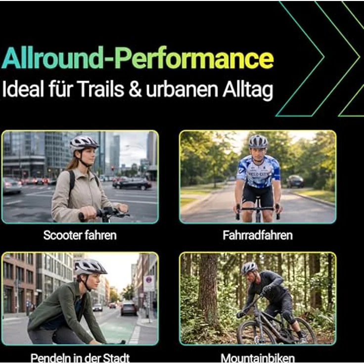 KED Spiri II Trend Fahrradhelm, grau, Größe M (52-58 cm), mit K-Fit Anpassungssystem und LED Rücklicht – Bild 6