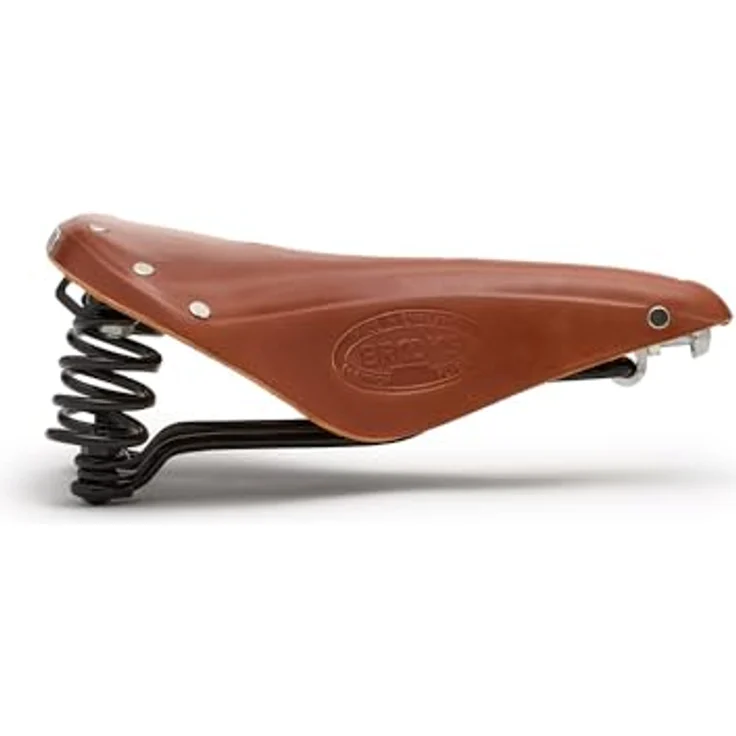 Brooks England Flyer, Velosattel mit klassischer Ledersattelform, schwarz, vorerweichter Satteldecke – Bild 6