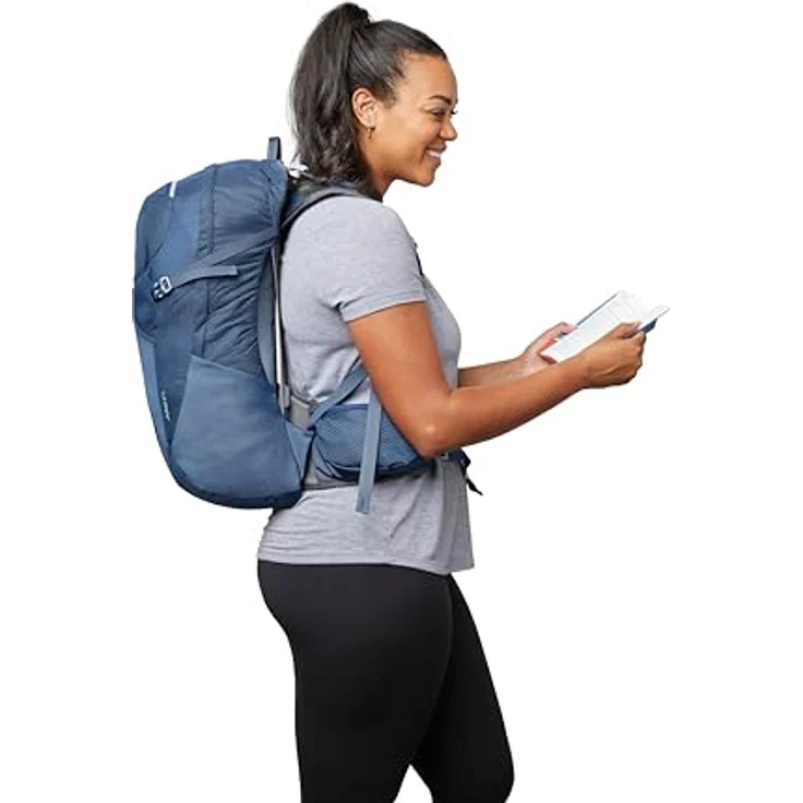 Gregory Juno 24 Rucksack Damen blau, mit maßgeschneidertem Regenschutz und belüfteter VaporSpan-Aufhängung – Bild 2