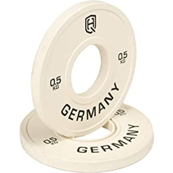 HQ Germany® Professional Change Plates 50mm | 0.5-2.5kg | Set | ±10g Gewichtstoleranz | Fractional Plates | Wettkampfgeeignet, Gewicht:2x 0.5KG – Bild 1