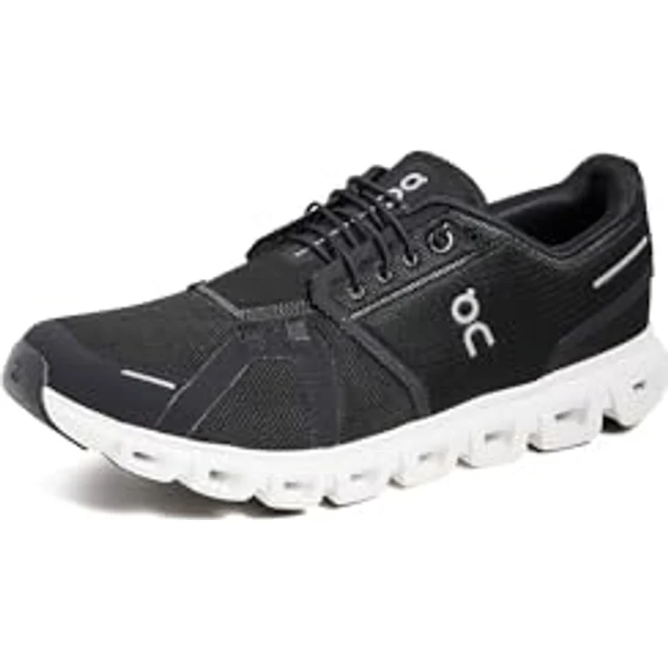 On Running Cloud 6, Herren Laufschuhe mit CloudTec®-Dämpfung, Speedboard® und recyceltem Obermaterial, Schwarz, Größe 42.5 – Bild 1