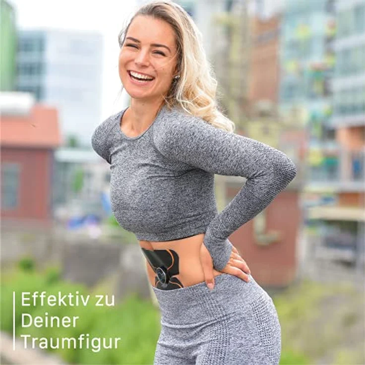 Bodify® EMS Trainingsgerät zur gezielten Stimulation der Bauch Muskulatur! - Muskelaufbau - Bauchtrainer - Stimulationsgerät Bauch Muskeln - Bauchmuskeltrainer für Männer und Frauen Das ORIGINAL – Bild 4